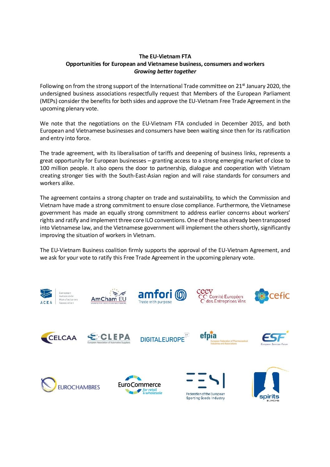 pr invitation for meps to support evfta final pdf